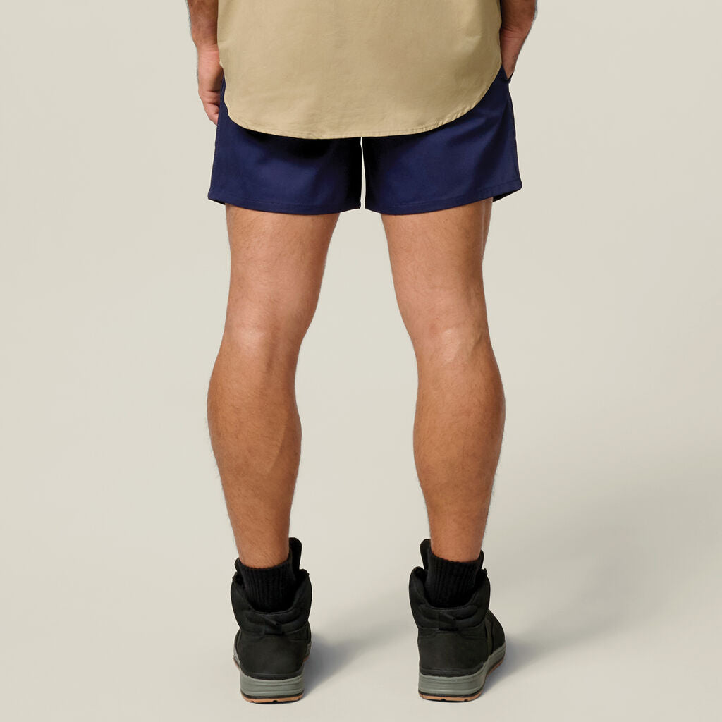SUPER SALE! Hard Yakka Mens Relaxed Fit Drill Work Shorts FREE Flex Cap Y05350