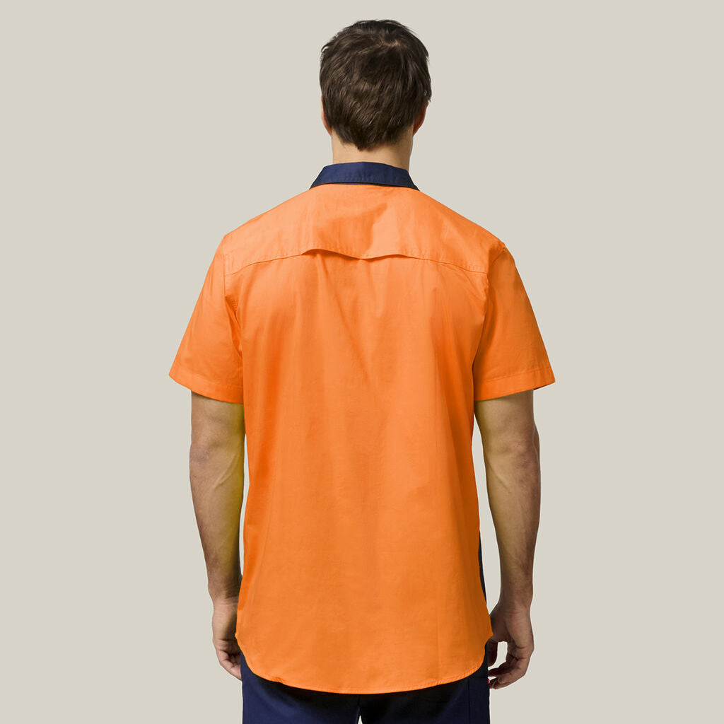 Hard Yakka Mens Lightweight Vented Shirt & Reflective Work Pants Uniform Set  Workwear HYSET001