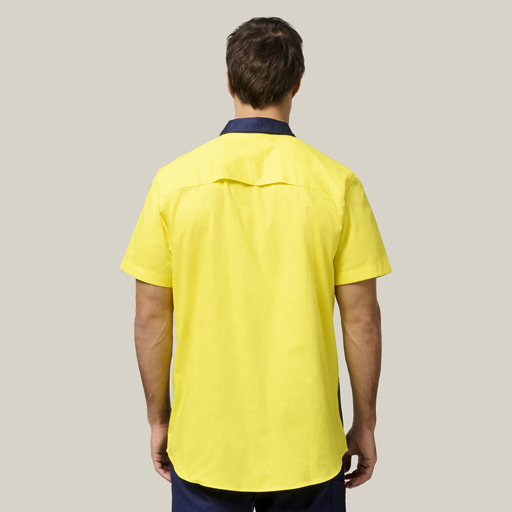 Hard Yakka Mens Lightweight Vented Shirt & Reflective Work Pants Uniform Set  Workwear HYSET001