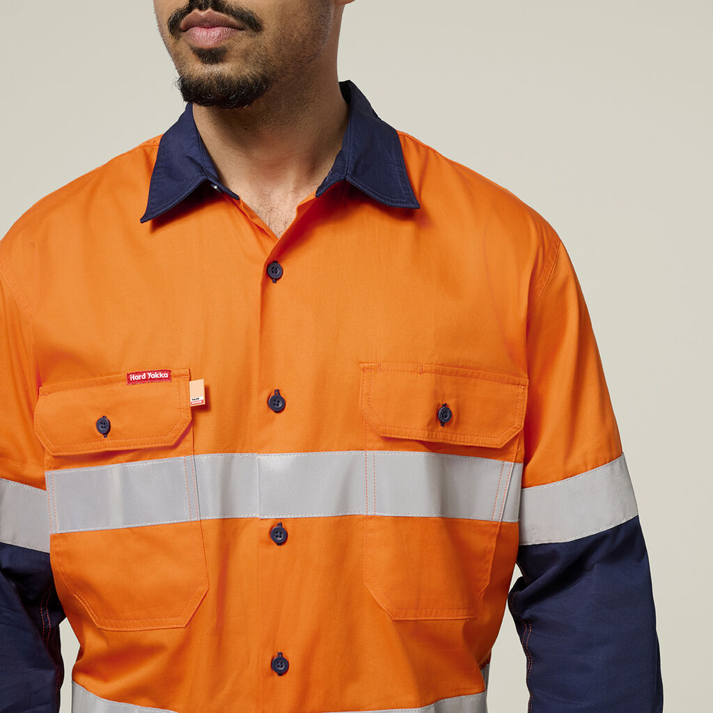Hard Yakka Drycool Pants & Koolgear Hi-Vis Shirt Uniform Set Workwear HYSET008