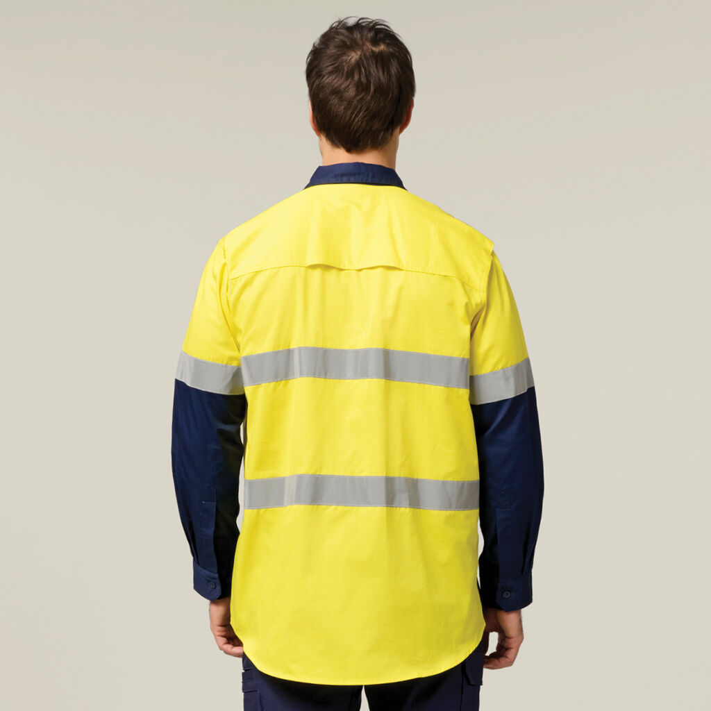 Hard Yakka Drycool Pants & Koolgear Hi-Vis Shirt Uniform Set Workwear HYSET008