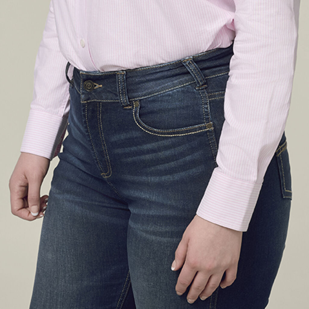 Hard Yakka Womens New Mustang SignatureRegular Fit Jeans Indigo Y08108