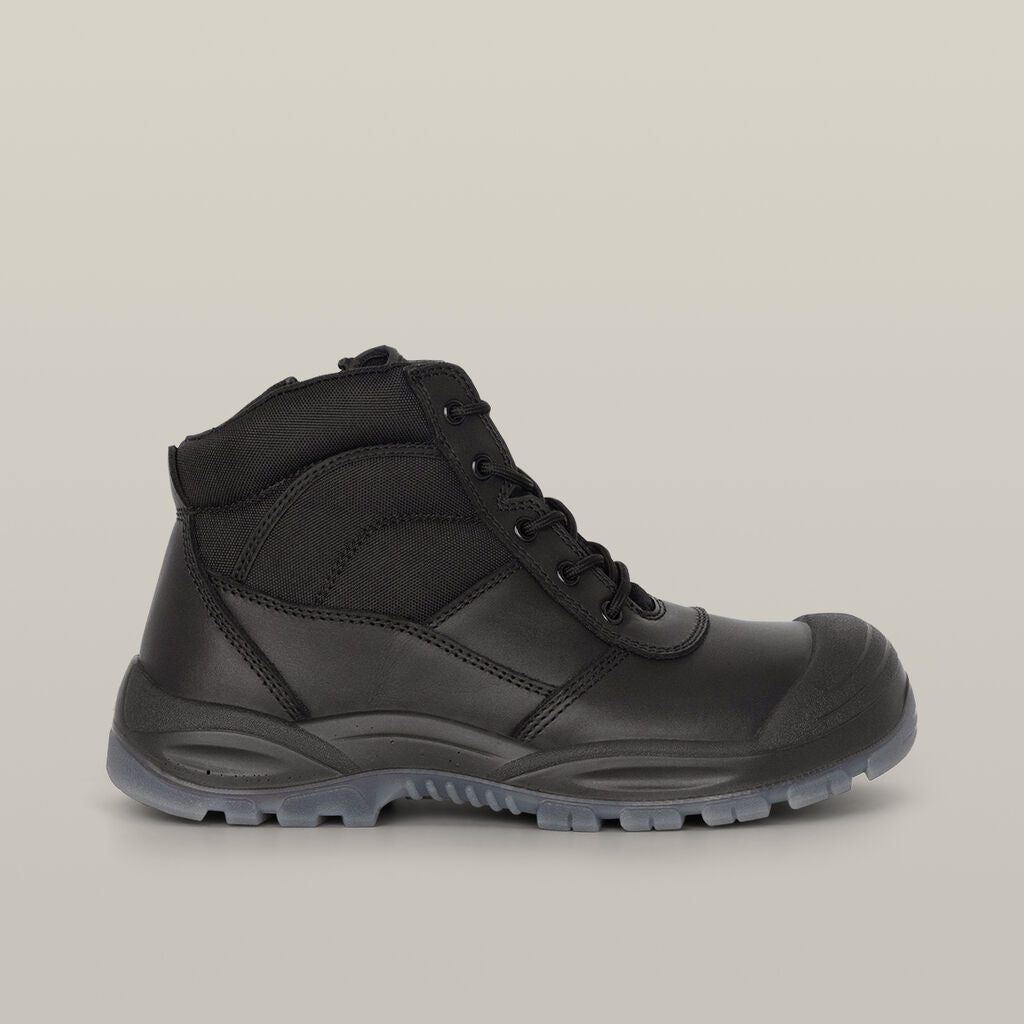 SUPER SALE HARD YAKKA Utility Zip Steel Toe Safety Boot FREE 5Pack Sock Y60125