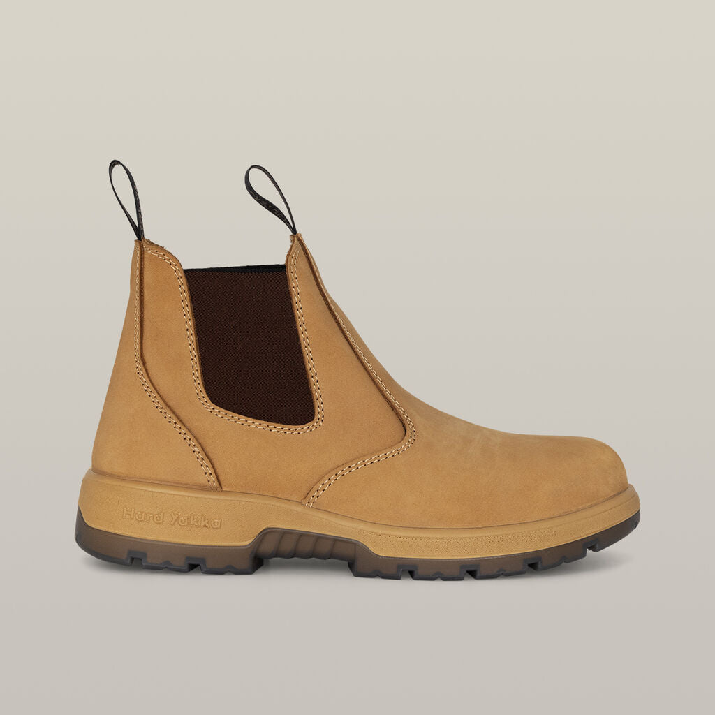 SUPER SALE Hard Yakka Mens Outback Steel Toe Safety Boot FREE 5 Pack Sock Y60174