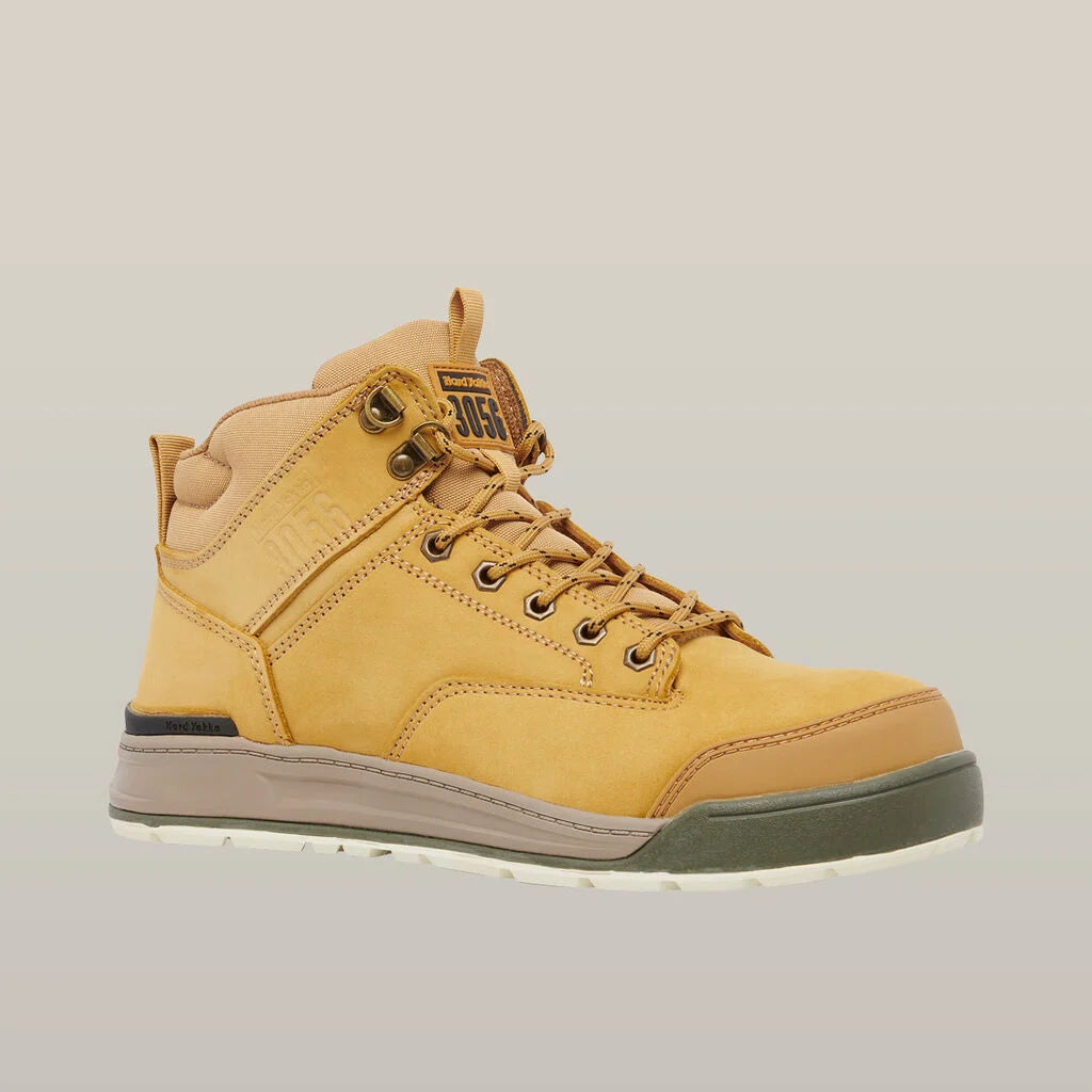 SUPER SALE HARD YAKKA Mens 3056 Lace Steel Toe Safety Boot FREE 5Pck Sock Y60200
