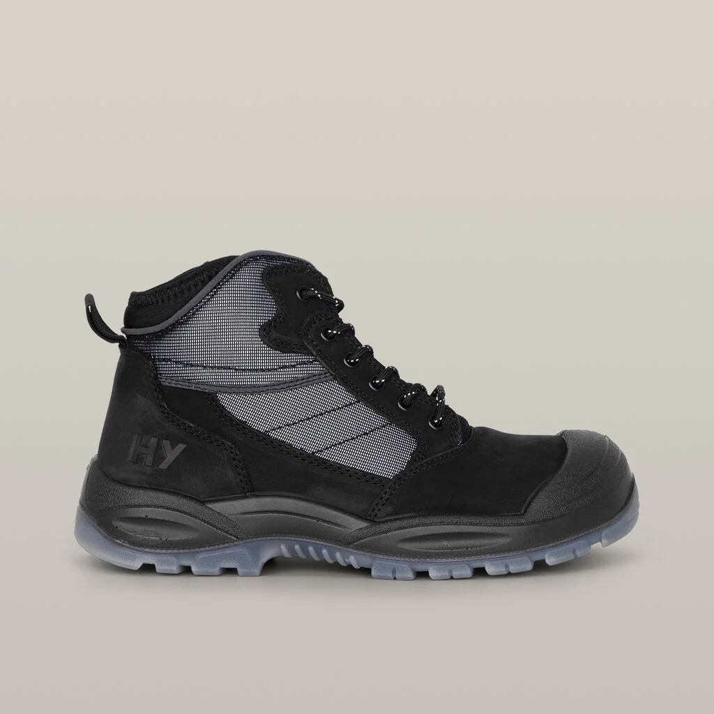 SUPER SALE! Hard Yakka Nite Vision Leather Work Boots FREE 5 Pack Sock Y60235