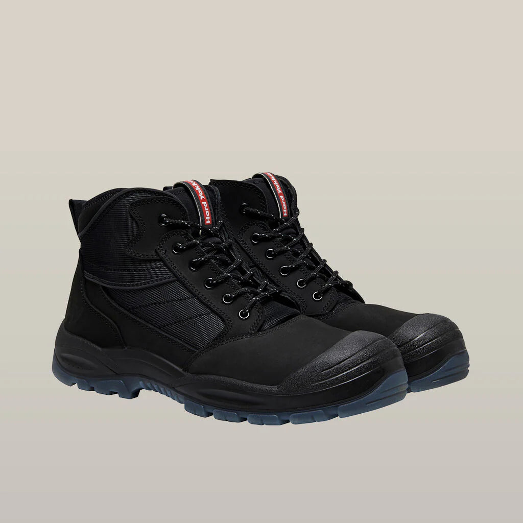 SUPER SALE! Hard Yakka Nite Vision Leather Work Boots FREE 5 Pack Sock Y60235