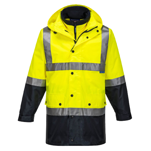 Portwest Eyre Day/Night 3-in-1 Jacket 2 Tone Reflective Work Safety MJ996-Collins Clothing Co