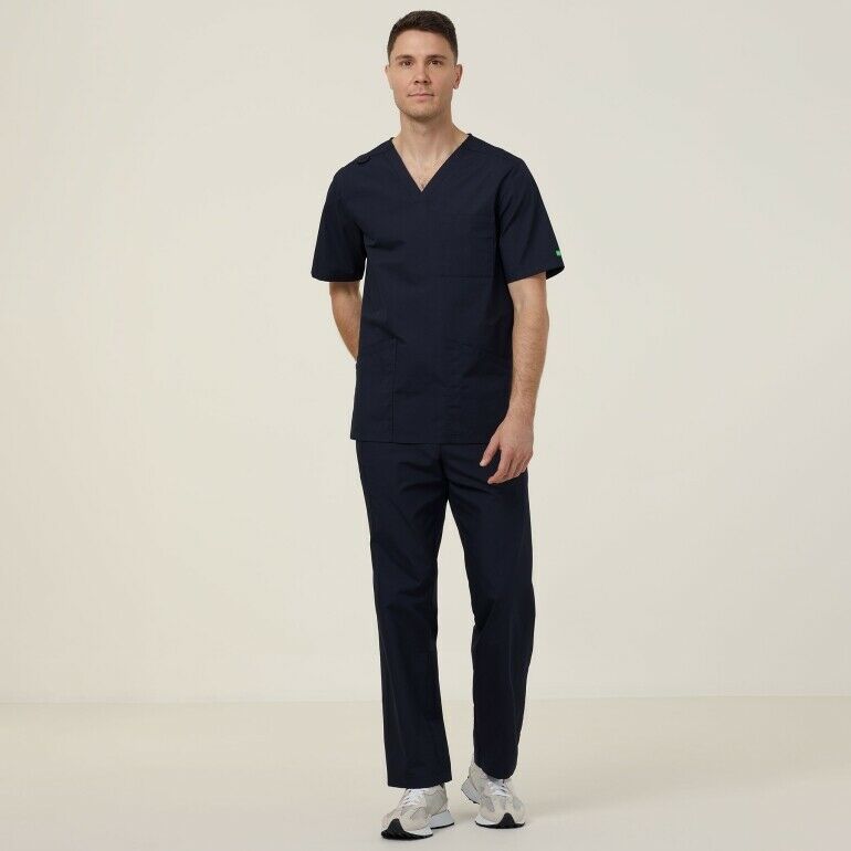 NNT Uniforms Mens Swan Scrub Pant Elastic Flat Waistband Nurse Workwear CATQ4B-Collins Clothing Co