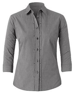 NNT Mens Mini Check 3/4 Sleeve Tuck Business Collared Classic Shirt CAT4LB