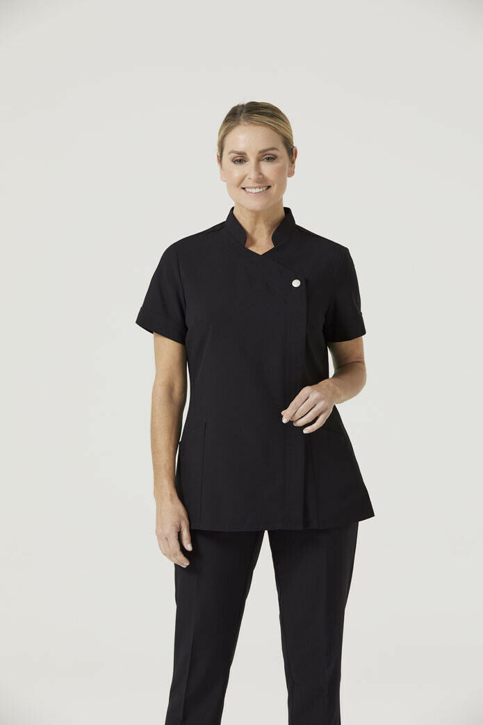 NNT Womens Nurse Helix Dry Poly Asymmetric Front Tunic Work Comfy Top CATUFL-Collins Clothing Co