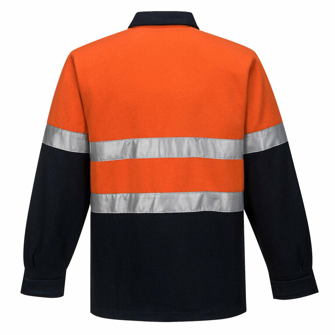 Portwest Mens Wool Blend Bluey Jacket High Vis Day/Night Reflective Safety MW02-Collins Clothing Co