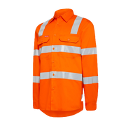 Hard Yakka Womens Foundation Biomotion HiVis Taped Reflective Work Shirt Y08420-Collins Clothing Co