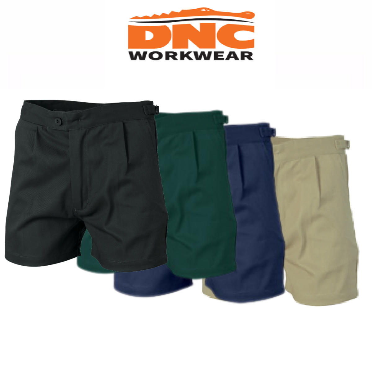 DNC Workwear Men Cotton Drill Utility Short Comfortable  Tough Pant Work 3301