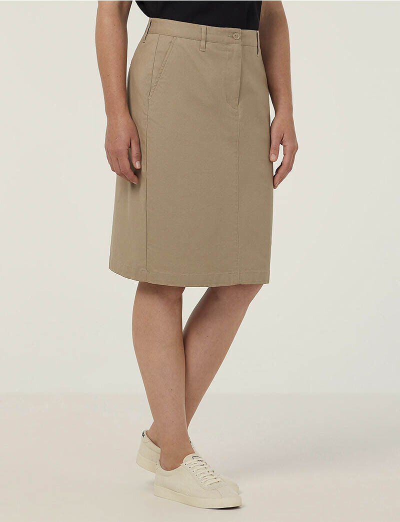 NNT Stretch Cotton Chino Skirt Formal Business Skirt Slim Fit Workwear CAT2RL-Collins Clothing Co
