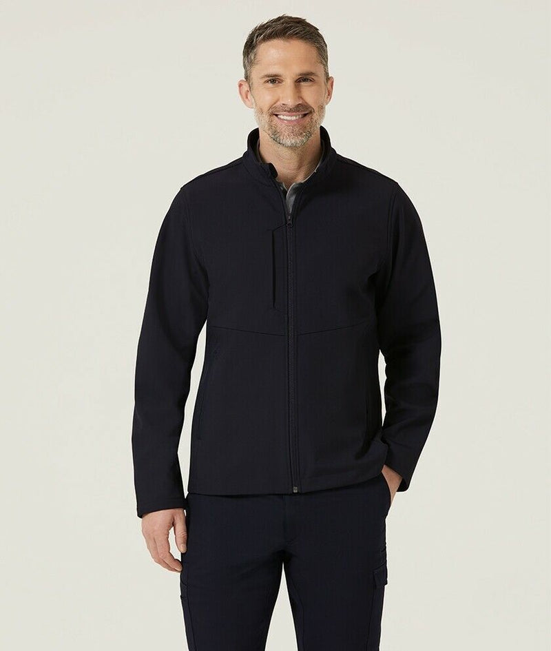 Mens NNT Warm Fleece Bonded Fleece Zip Jacket Black Navy Business Smart CAT1ET-Collins Clothing Co