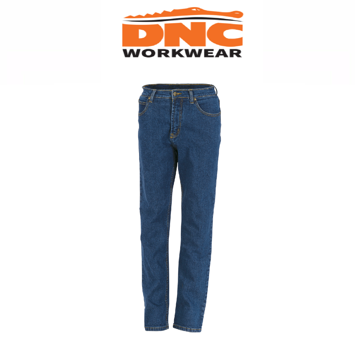 DNC Workwear Womens Ladies Denim Stretch Jeans Comfortable Work 3338