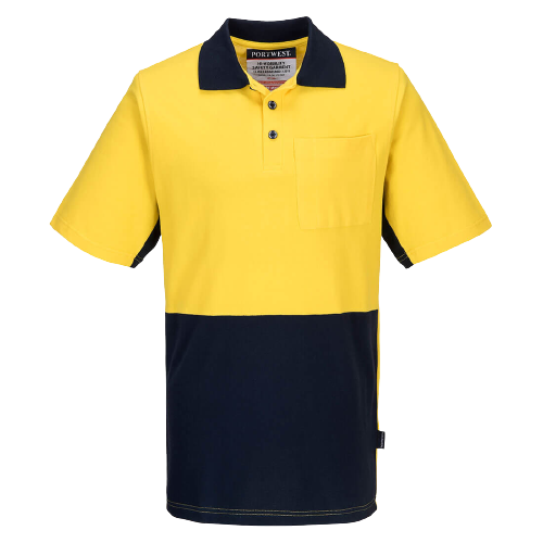 Portwest Short Sleeve Cotton Pique Polo Breathable Cottong Shirt MD618-Collins Clothing Co
