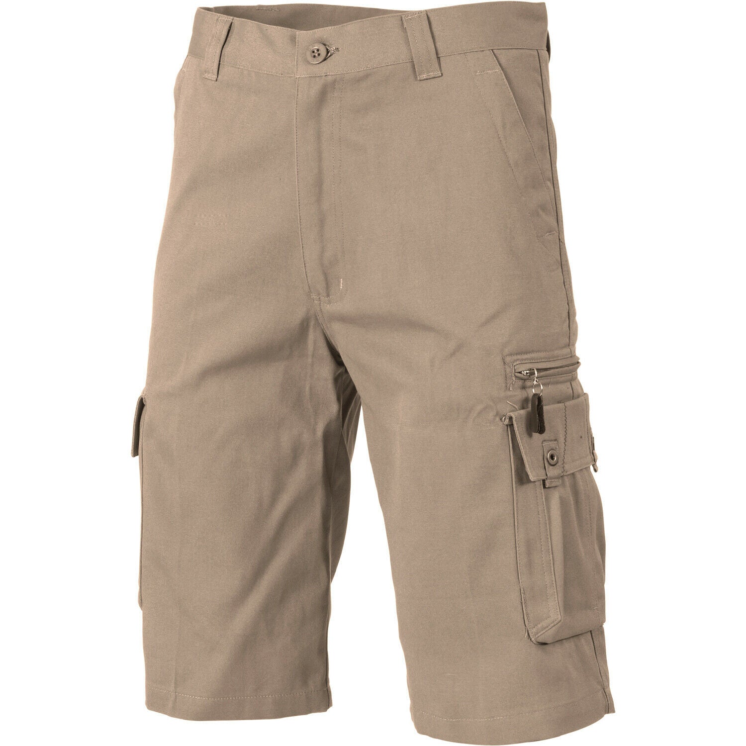 DNC Workwear Men Island Duck Weave Cargo Shorts Comfortable Tough Work 5433-Collins Clothing Co