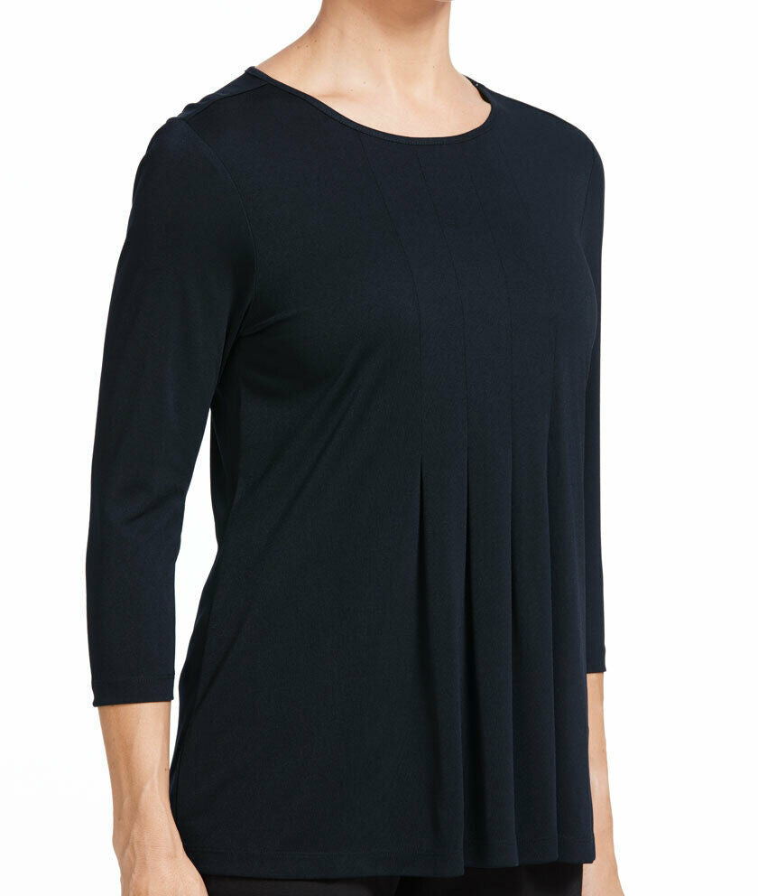 NNT Womens 3/4 Sleeve T-Top  Pleat Front Stretch Matt Jersey Comfort CATU7D-Collins Clothing Co