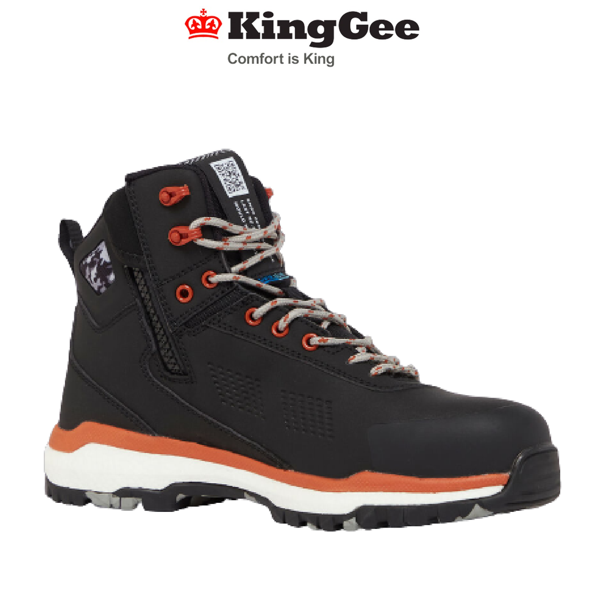 KingGee Mens Terra Firma Hybrid Safety Microfiber Work Boots Light Weight K27951