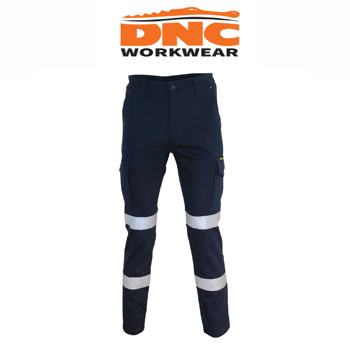 DNC Workwear Mens SlimFlex Biomotion taped Cargo Pants Comfortable Work 3367