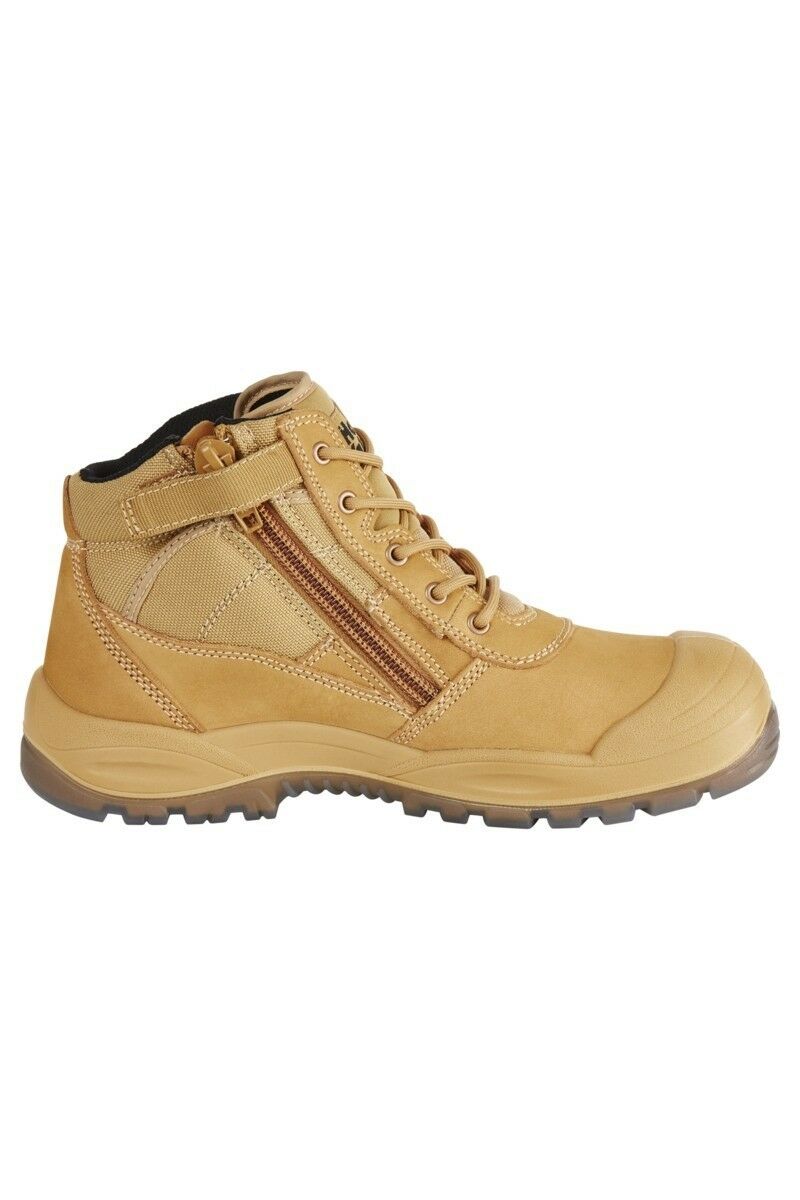 Hard Yakka Mens Utility Side Zip Safety Steel Cap Toe Work Boots Shoe Y60120-Collins Clothing Co