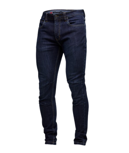 KingGee Mens Urban Coolmax Denim Slim Jeans Cotton Comfortable Gusset K13006-Collins Clothing Co