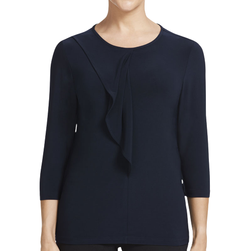 Womens NNT Blouse Soft Jersey 3/4 Round Neck T-Top Ladies Corporate Top CATU9Q-Collins Clothing Co