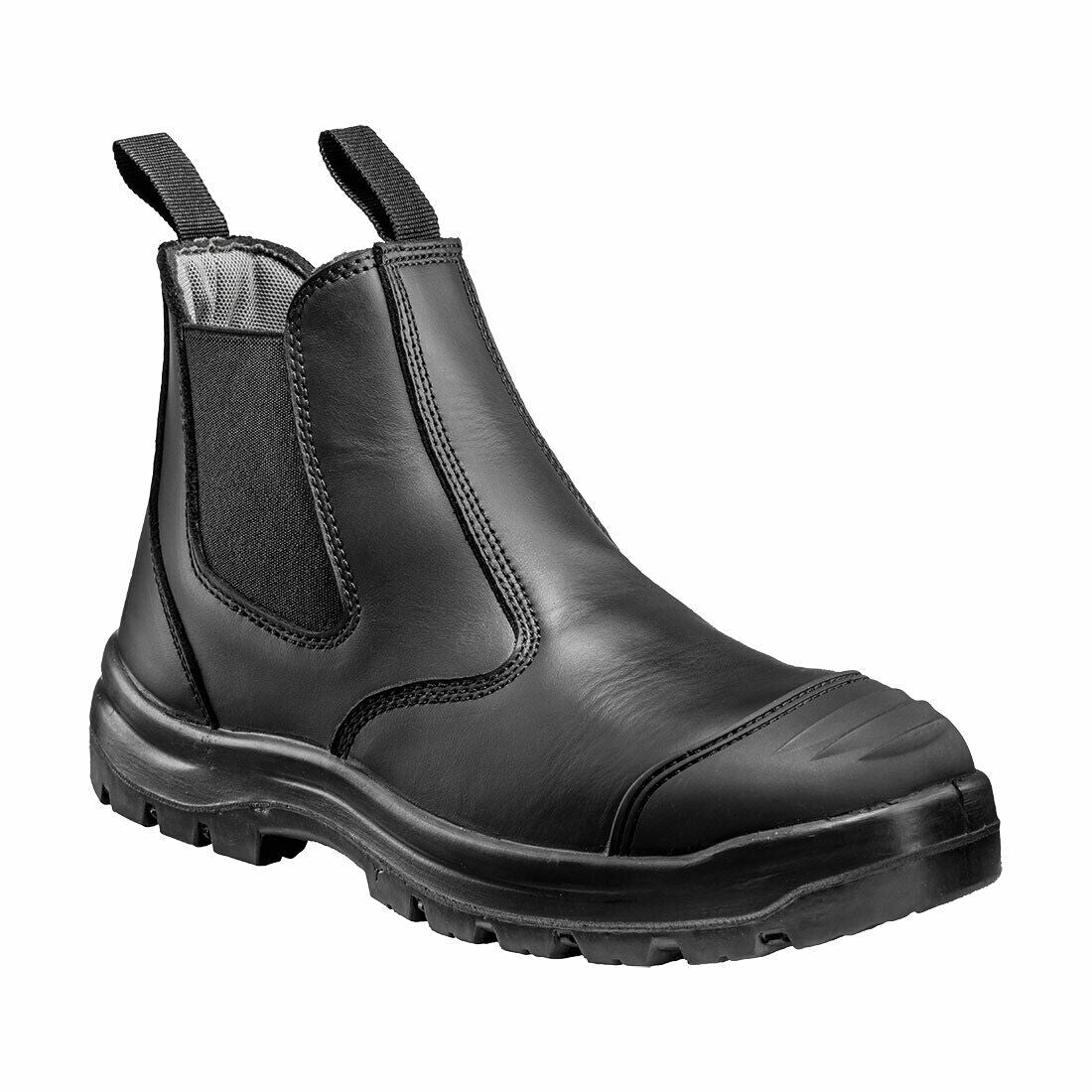 Portwest Mens Warwick Leather Safety Dealer Boots AntiStatic Footwear Work FT70