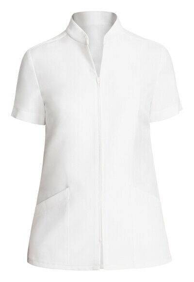 NNT Womens Zip Front Tunic Formal Comfortable Classic Fit Business Shirts CATU68-Collins Clothing Co