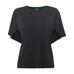 NNT Womens Matt Jersey Cape T-Top Classic Fit Scoop Neck Blouse CATU2H-Collins Clothing Co