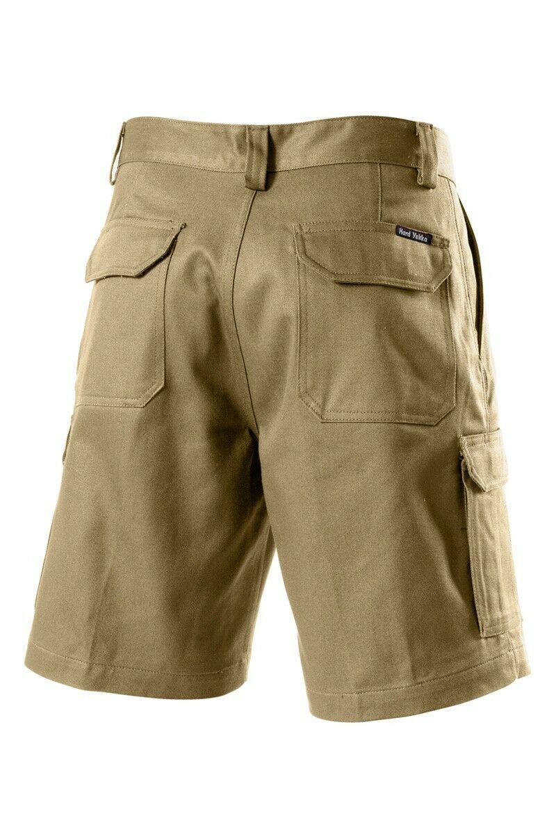 Hard Yakka Generation Gen Y Cotton Cargo Drill Shorts Work Tough Y05500-Collins Clothing Co