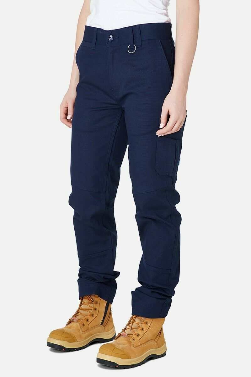 Womens Elwood Basic Work Pants Stretch Canvas Phone Pocket Tough Strong EWD502-Collins Clothing Co