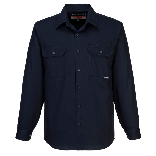 Portwest Adelaide Shirt, Long Sleeve, Regular Weight Button Front Closure MS903