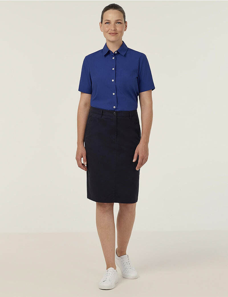 NNT Stretch Cotton Chino Skirt Formal Business Skirt Slim Fit Workwear CAT2RL