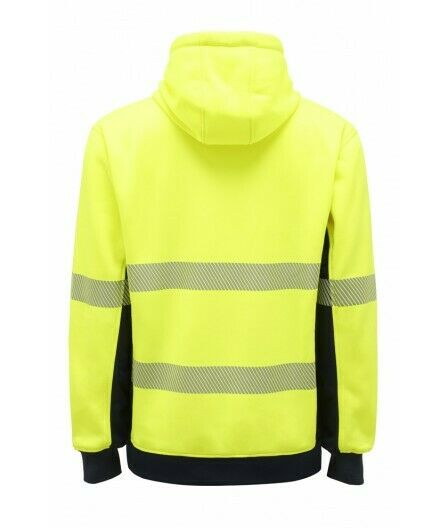 KingGee Mens Hi Vis Reflective Pull Over Hoodie Winter Fleece Work Safety K55054-Collins Clothing Co