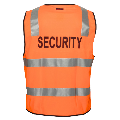 Portwest Security Zip Vest D/N 2 Tone Hi Vis Reflective Tape Work Safety MZ108