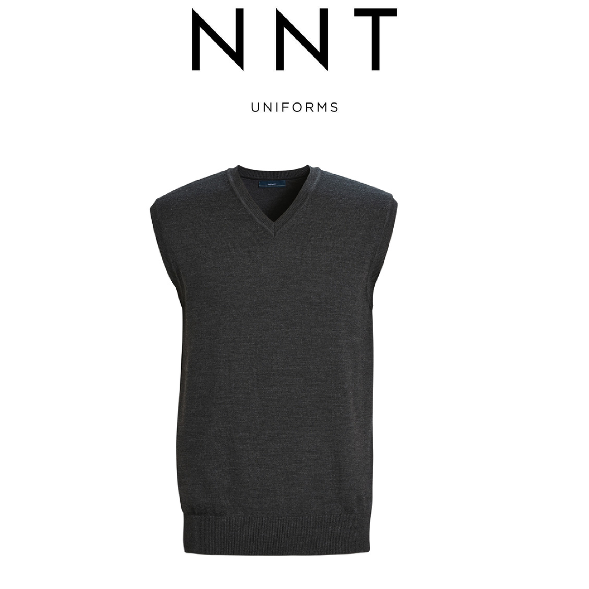 NNT Mens Rich Wool Knit Jacket V-Neck Winter Warm Comfort Sleeveless Vest CATE2A