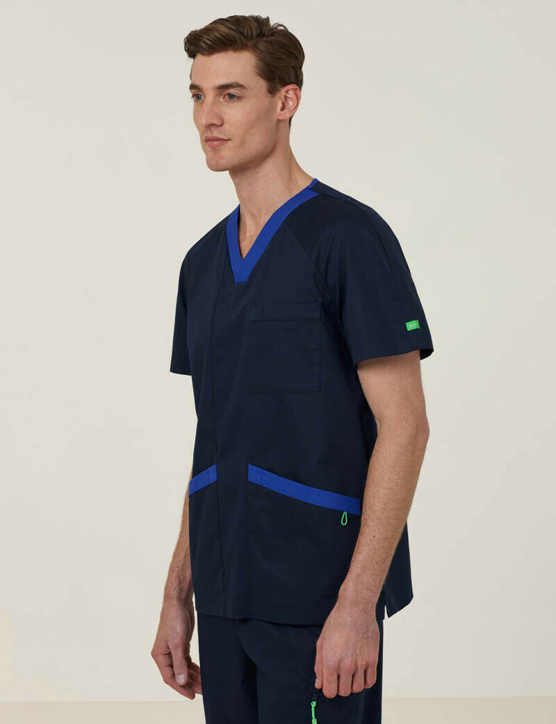 NNT Uniform Men Next Gen Antibacterial Koller Scrub Top Breathable Cotton CATRFU-Collins Clothing Co