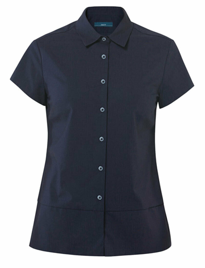 NNT Womens Stretch Cotton Blend Cap Sleeve Formal Shirt Comfy Business CATU2K-Collins Clothing Co