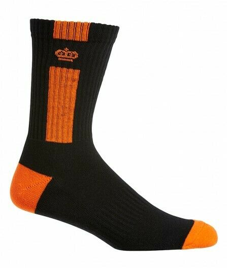 KingGee Crew Cotton Work Socks 5 Pack Padded Footbed Workwear K09035-Collins Clothing Co