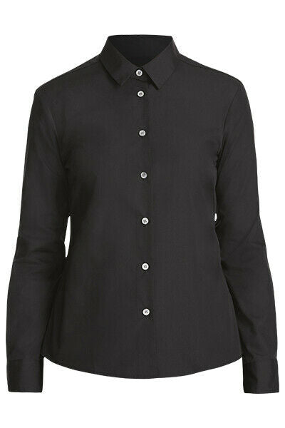 NNT Womens Long Sleeve Shirt Formal Polycotton Modern Slimline Business CATU67