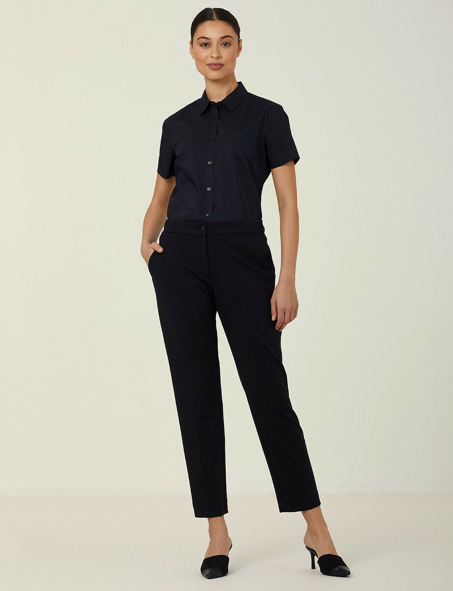 NNT Women Avignon Short Sleeve Slim Shirt Casual Comfortable Business CATUK8-Collins Clothing Co