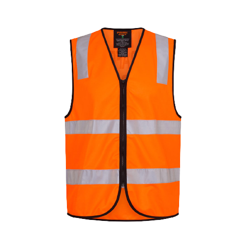 Portwest Traffic Controller Zip Vest D/N Reflective Tape Work Safety MZ105-Collins Clothing Co