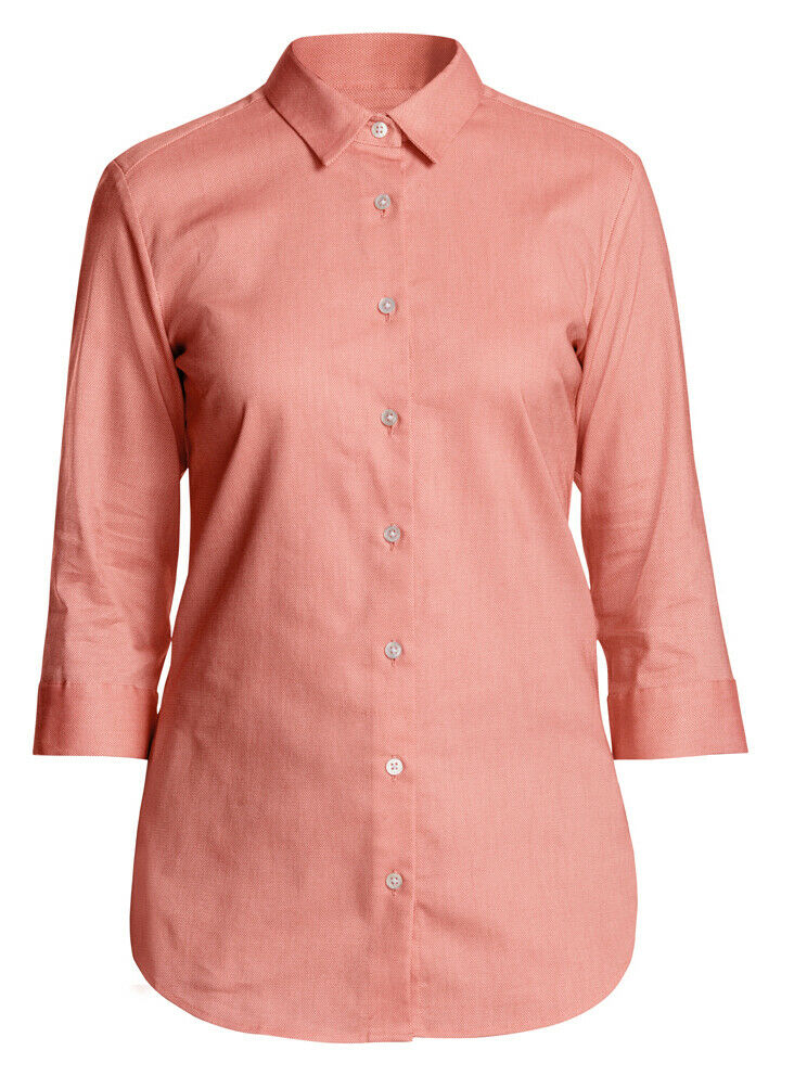 NNT Womens 3/4 Sleeve Mademmoiselle Formal Shirt Side Splits Business CATU5K