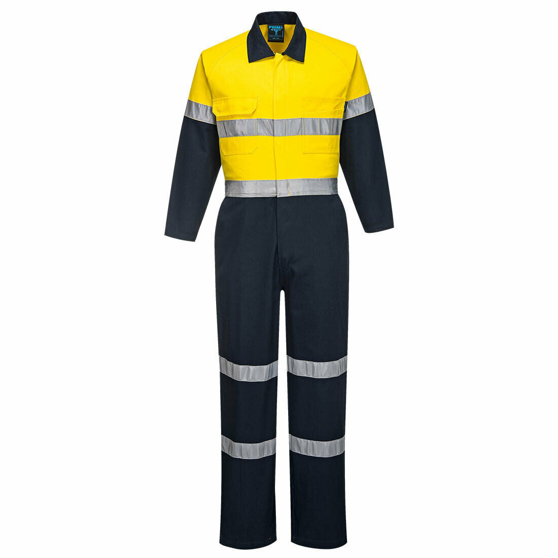 Portwest Mens Regular Weight Coverall Taped Reflective Overalls Cotton MA931-Collins Clothing Co