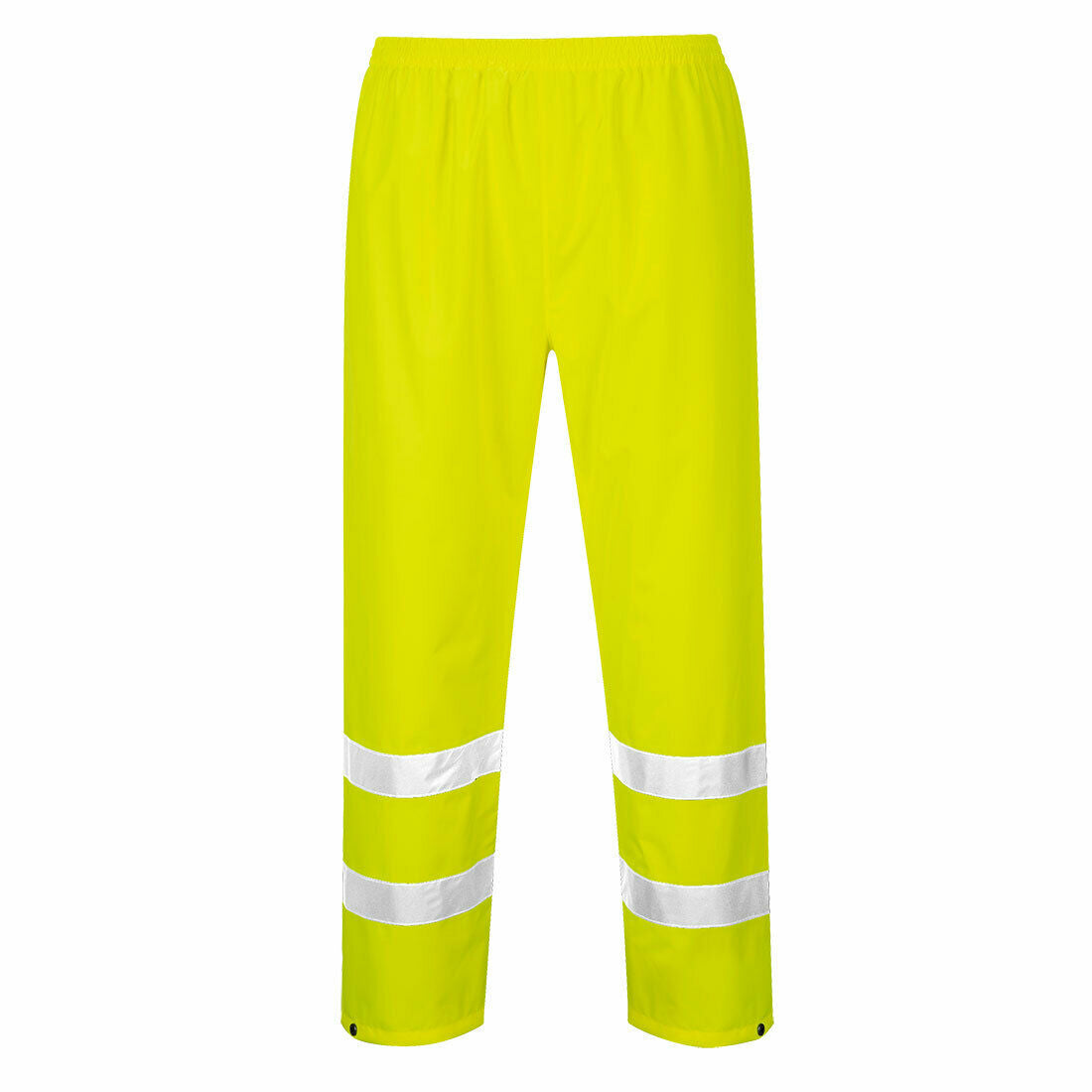Portwest Mens Hi-Vis Rain Trousers Lightweight Waterproof Work Safety Pants H441