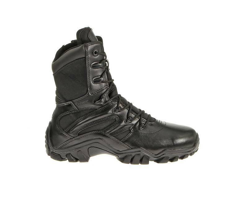 Mens Bates Tactical Delta Zip Lace 8" Boots Army Defence Leather Tough E72010-Collins Clothing Co