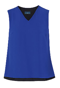 NNT Womens Discontinued Soft Georgette S/L V Neck Layrd BLS Sleeveless CAT9XB-Collins Clothing Co